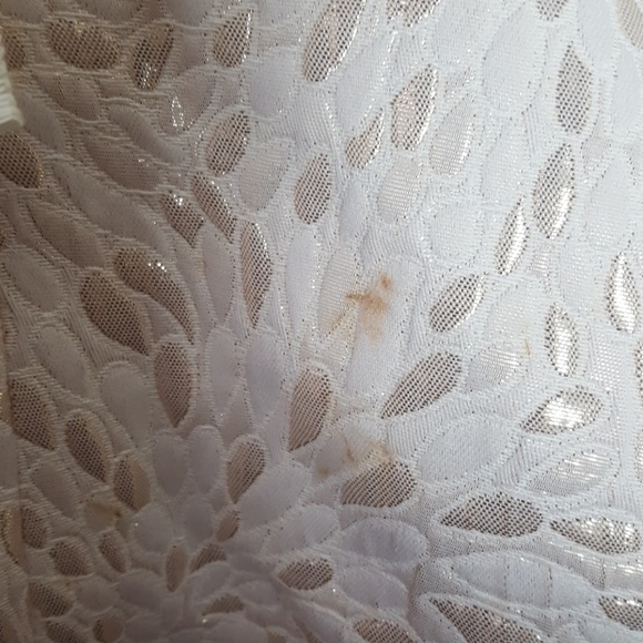 Jessica Howard Petite Midi Dress Cream Tan SZ 14 - Picture 8 of 8